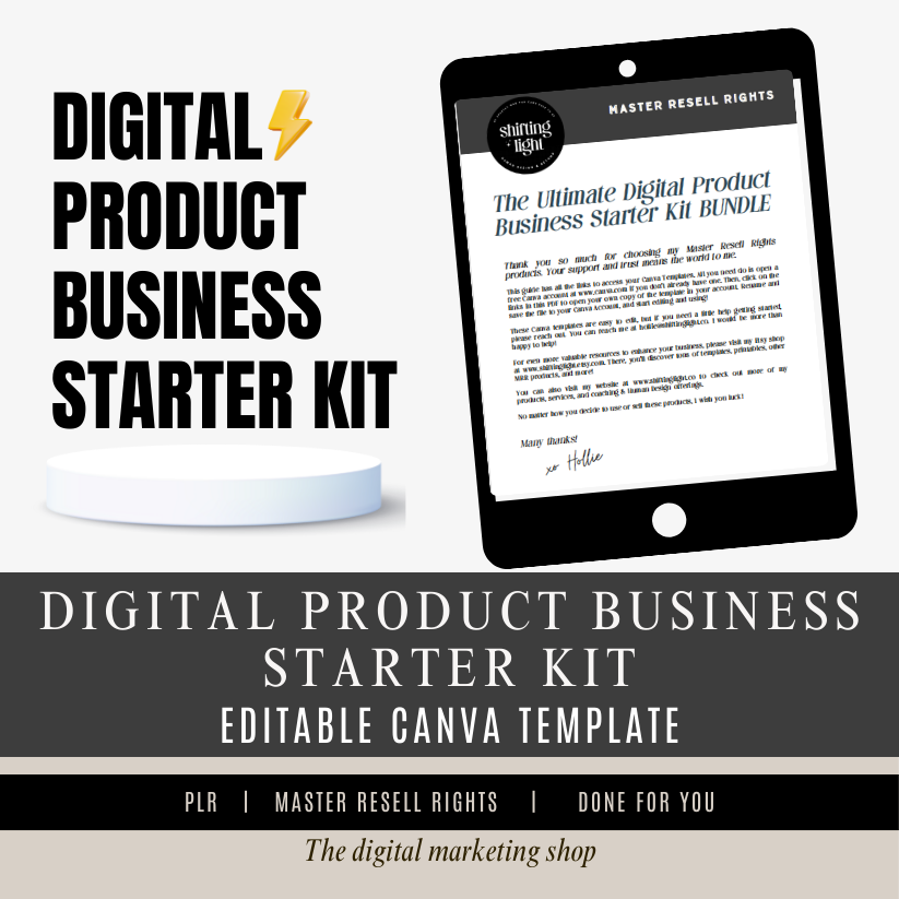 Ultimate Digital Product Business Starter Kit