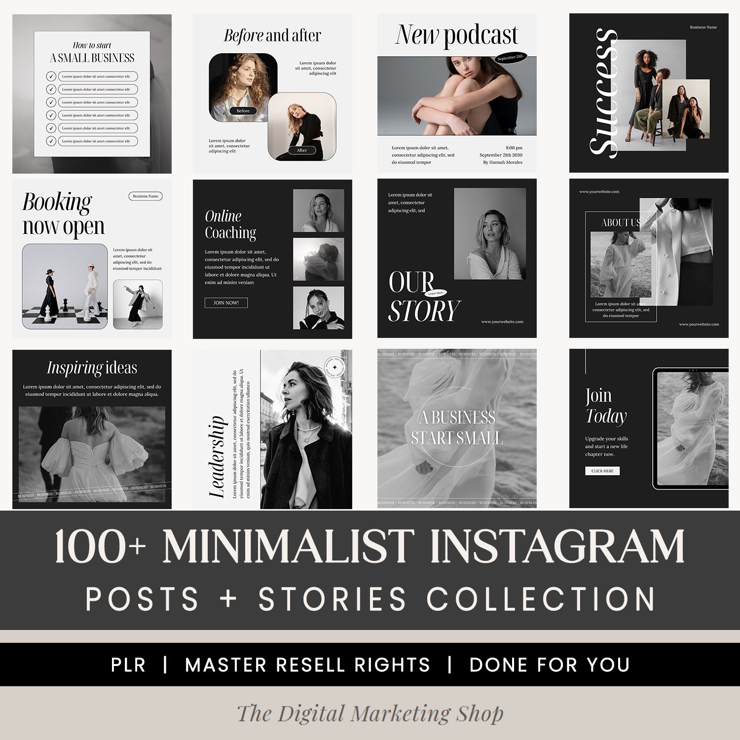 100 Instagram Post + Stories Master Collection
