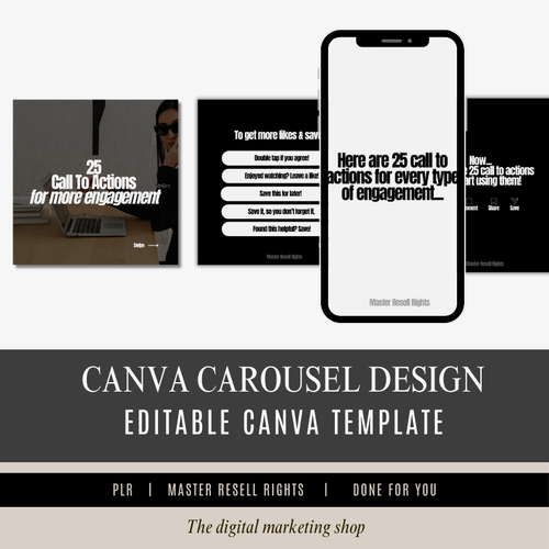 Canva Carousel Templates - Instagram Design Pack