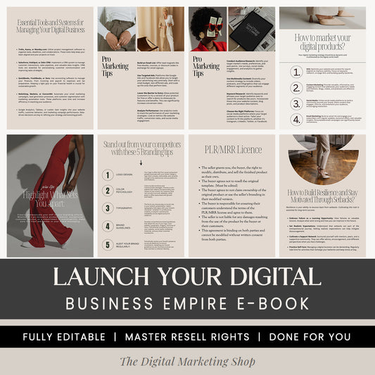 Launch Your Digital Empire Ebook Guide